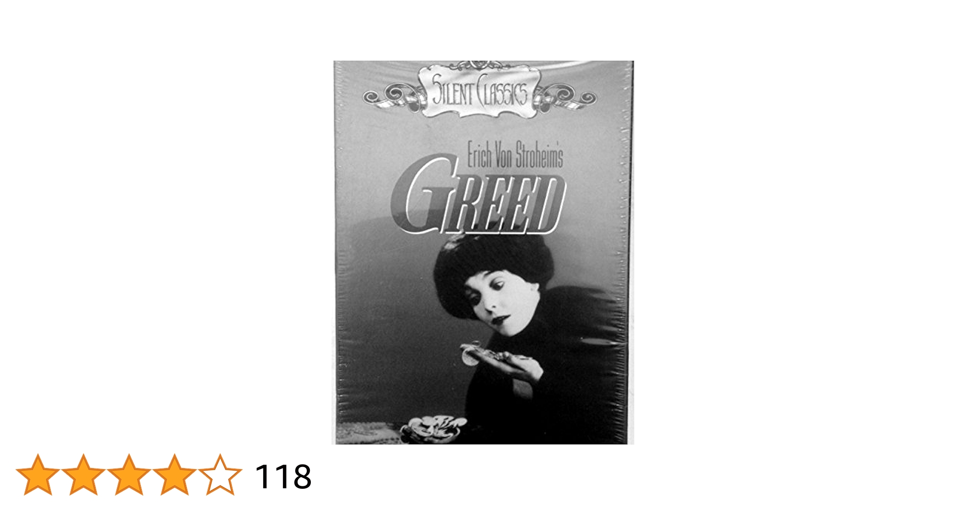 Amazon.com: Greed [VHS] : Gowland, Pitts: Movies & TV